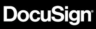 Docusign logo title black white